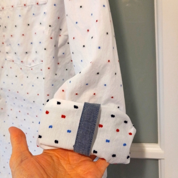 🔹Tommy Hilfiger ladies M preppy zip up pullover tunic top shirt🔹 - Picture 7 of 10